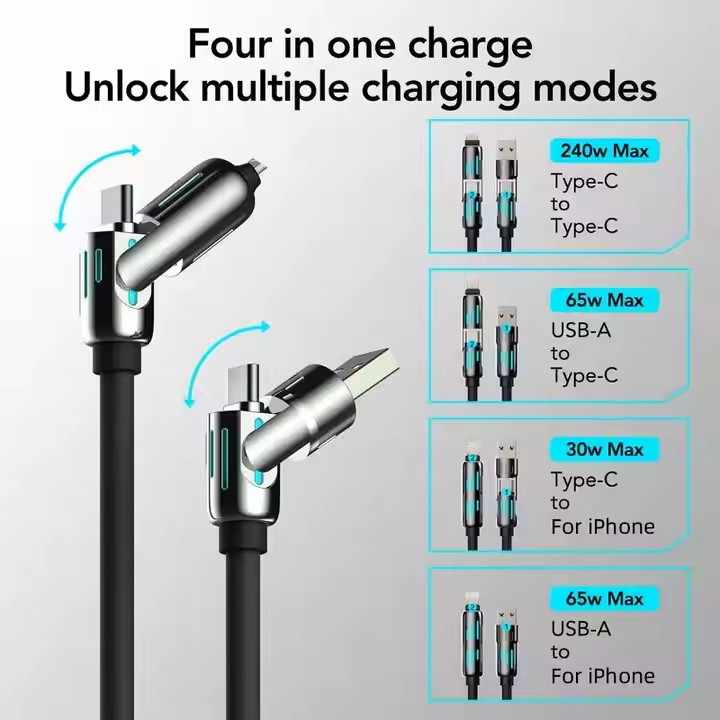 4 in 1 Charging Cable