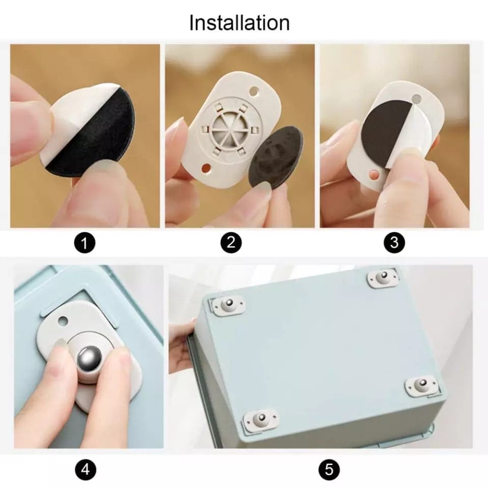 Stainless Steel Paste Universal Wheel